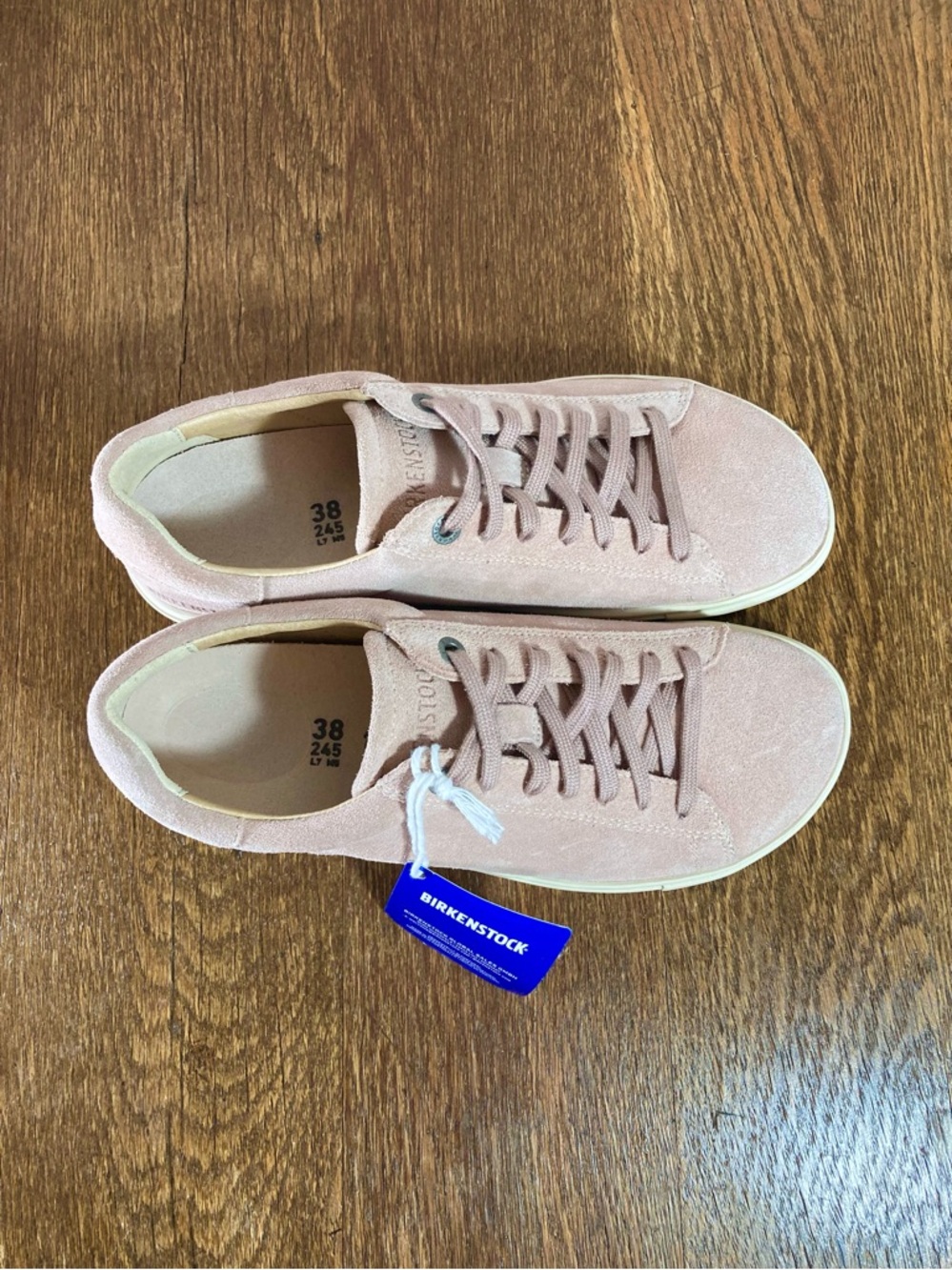 NWT Birkenstock Bend Low Top Lace Up Women’s Size US 7 Lt Rose - Picture 5 of 8